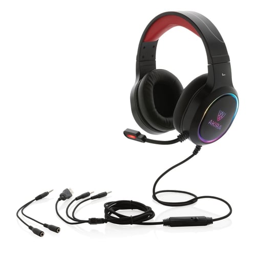 Multimedia headset with online mic